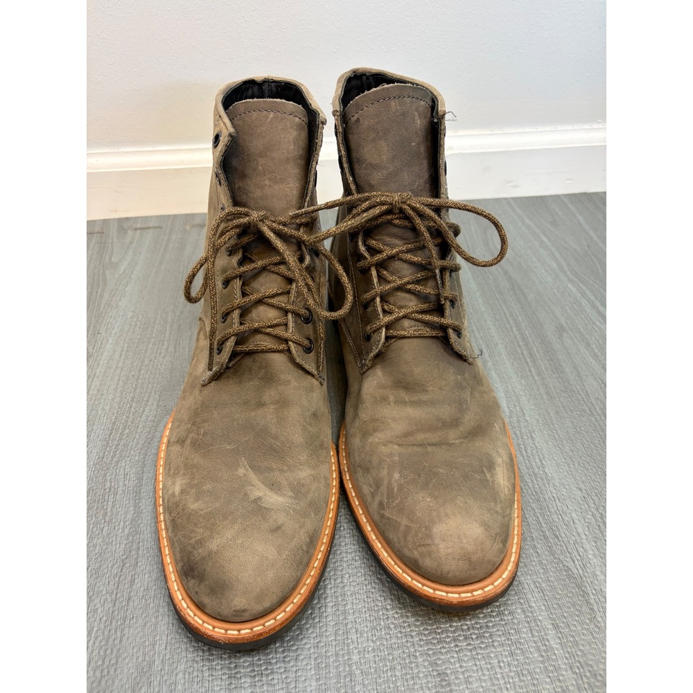 Nisolo Andres Everyday Boot Mens 10.5 Brown Leather Lace Up Boots All Weather - Picture 3 of 15